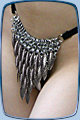 Valkyrie maille g-string w/neck to nipple chain