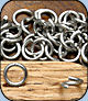 Premium pre-cut aluminum rings, 1/4" ID