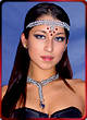 Amira chain mail headband shown w/Lock-et collar