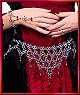 Crystalweave belt shown w/Crystalweave Necklace & Slave Bracelet