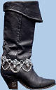 Diamond ankle & boot chains