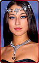 Lock-et chain mail collar shown w/optional heart shaped lock