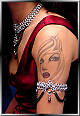 Raven arm band w/Raven headpiece & Raven necklace