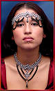 Raven headpiece w/Raven necklace & armbands