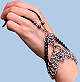 Raven slave bracelet w/Raven slave anklet