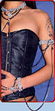 Raven slave ensemble w/Amira chainmail headband